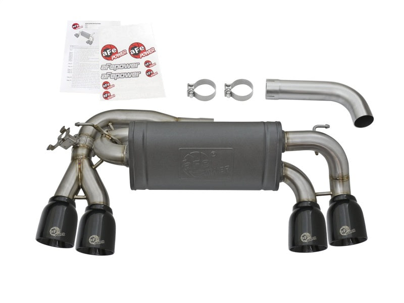 aFe MACHForce XP 3in - 2 1/2in Axle Back 304SS Exhaust w/ Black Tips 16-17 BMW M2 (f87) - DTX Performance