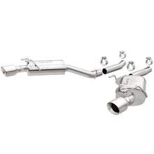 Load image into Gallery viewer, MagnaFlow Axle-Back Stainless Dual Split 4in Polished Tips 10-15 Chevrolet Camaro Convert. 3.6L V6 - DTX Performance