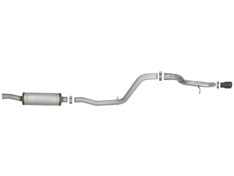 aFe MACH Force-Xp 2.5in 409SS Catback High-Tuck Exhaust 18-21 Jeep (JL) 3.6L 4-Door - Black Tip - DTX Performance