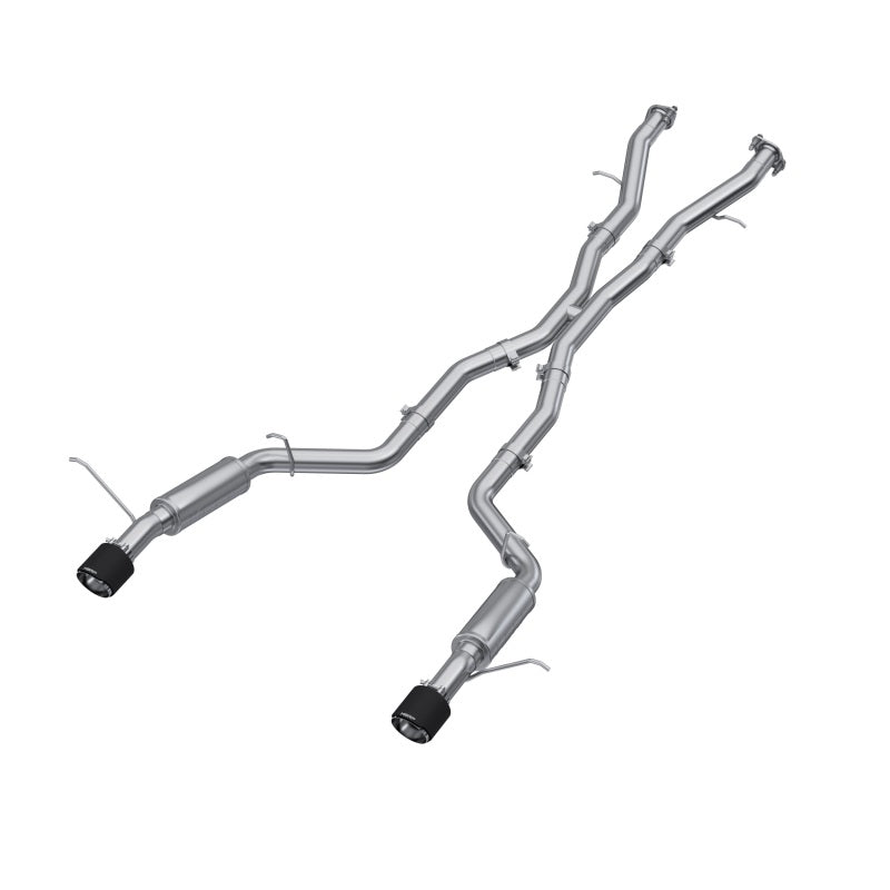 MBRP 18-23 Dodge Durango SRT 6.4L Armor Pro T304 SS 3in Cat Back Exhaust Dual Rear Exit w/ CF Tips - DTX Performance