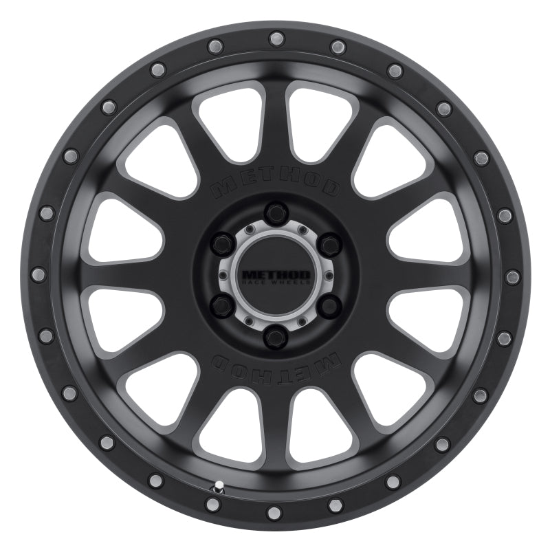 Method MR605 NV 20x12 -52mm Offset 6x5.5 106.25mm CB Matte Black Wheel - DTX Performance