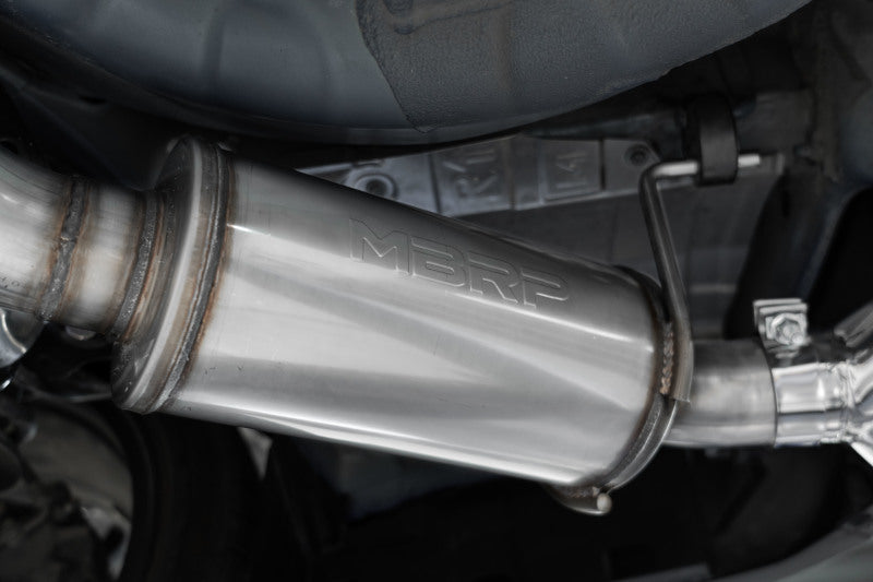 MBRP 2022+ Subaru WRX 3in Cat-Back Dual Split Rear Quad Carbon Fiber Tips Street Profile Exhaust - DTX Performance