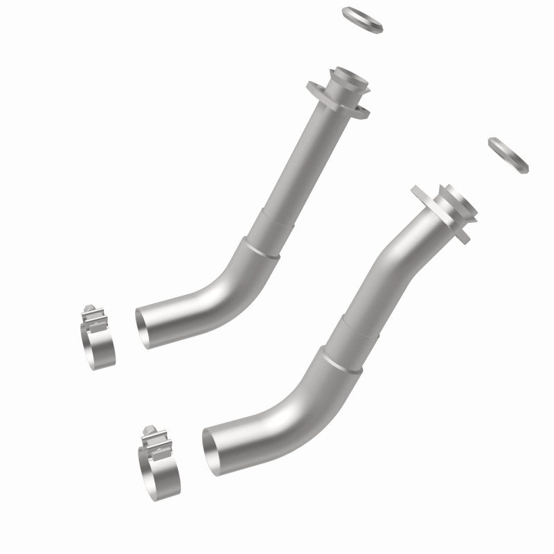 MagnaFlow 66-72 Chevy C10 Pickup V8 2-Piece Front Exhuast Pipe Kit (2in Tubing/Clamps/Inlet Flanges) - DTX Performance