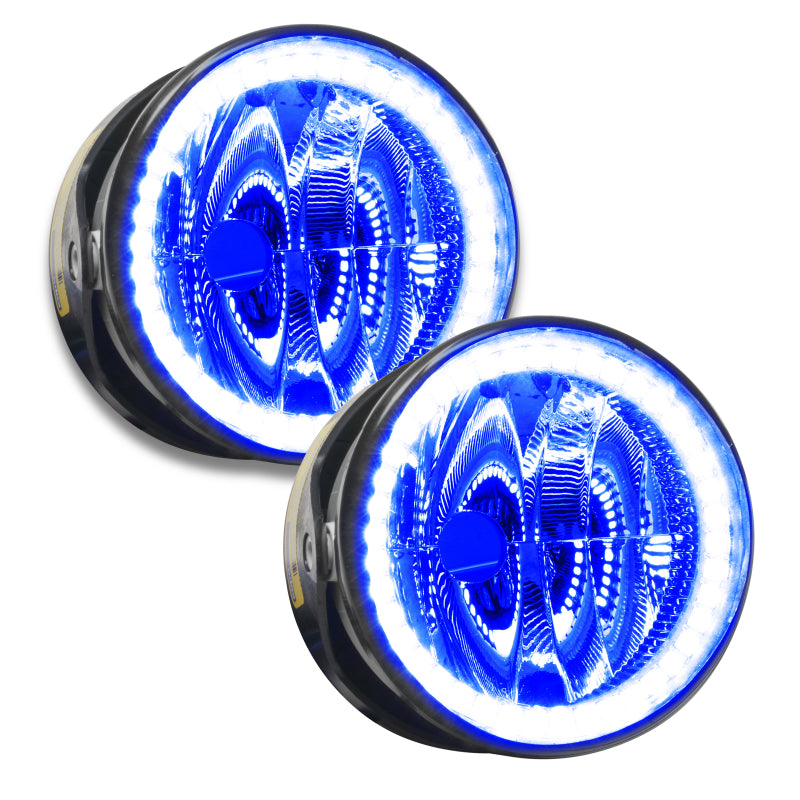 Oracle Lighting 03-04 Lincoln Navigator Pre-Assembled LED Halo Fog Lights -Blue - DTX Performance