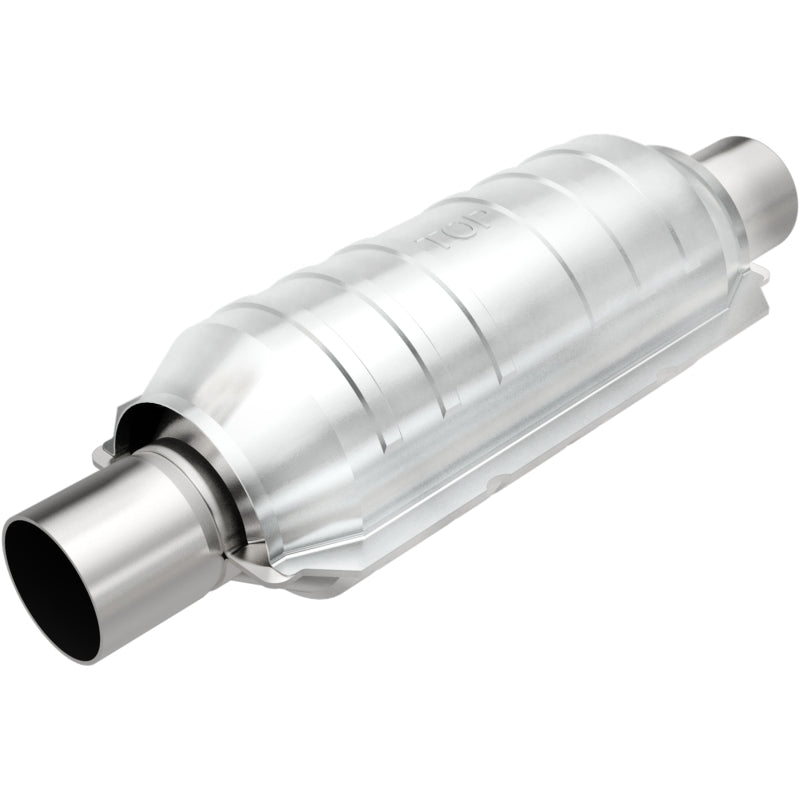 MagnaFlow Catalytic Converter 2 in Inlet 2 in Outlet 11 in Length SS - DTX Performance