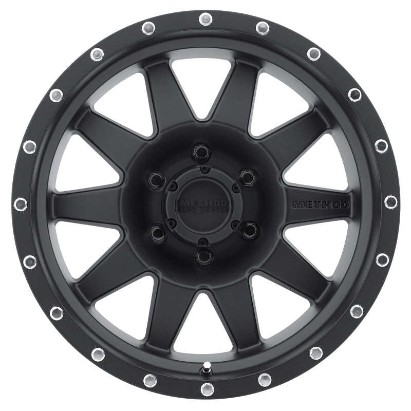 Method MR301 The Standard 17x9 -12mm Offset 6x5.5 108mm CB Matte Black Wheel - DTX Performance