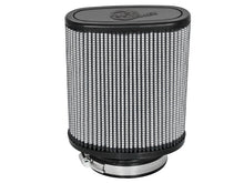 Load image into Gallery viewer, aFe Magnum FLOW Pro DRY S Universal Air Filter 3.5in Flange 5.75x5in Base 6x2.75in Top 6.5in Height - DTX Performance