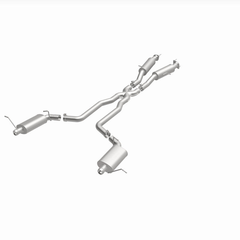 MagnaFlow 12 Jeep Grand Cherokee V8 6.4L Dual Split Rear Exit Stainless Cat Back Performance Exhaust - DTX Performance