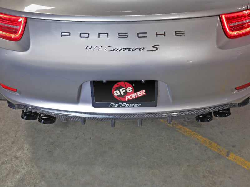 aFe MACH Force-Xp 12-16 Porsche 911 3in to 2.5in 304 SS Cat-Back Exhaust (Excludes Turbo Models) - DTX Performance