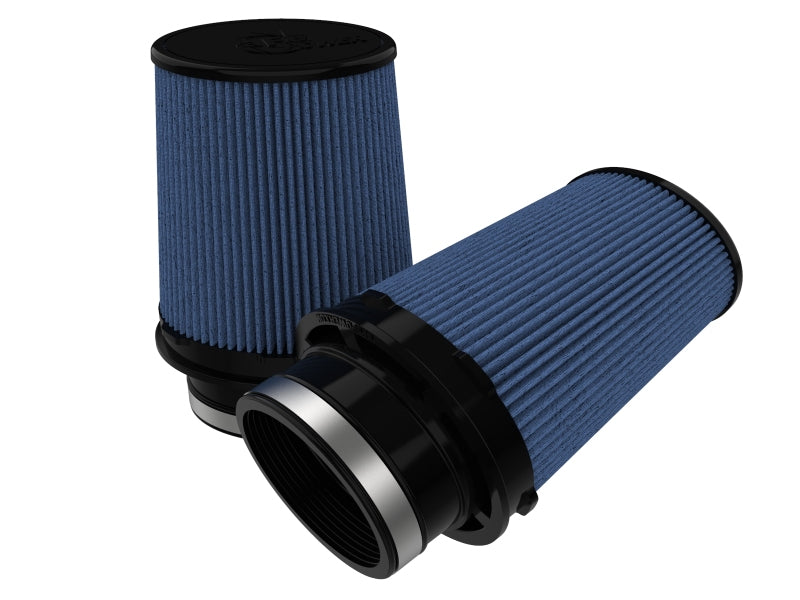 aFe Black Series Replacement Filter w/ Pro 5R Media 4-1/2x3IN F x 6x5IN B x 5x3-3/4 Tx7IN H - (Pair) - DTX Performance