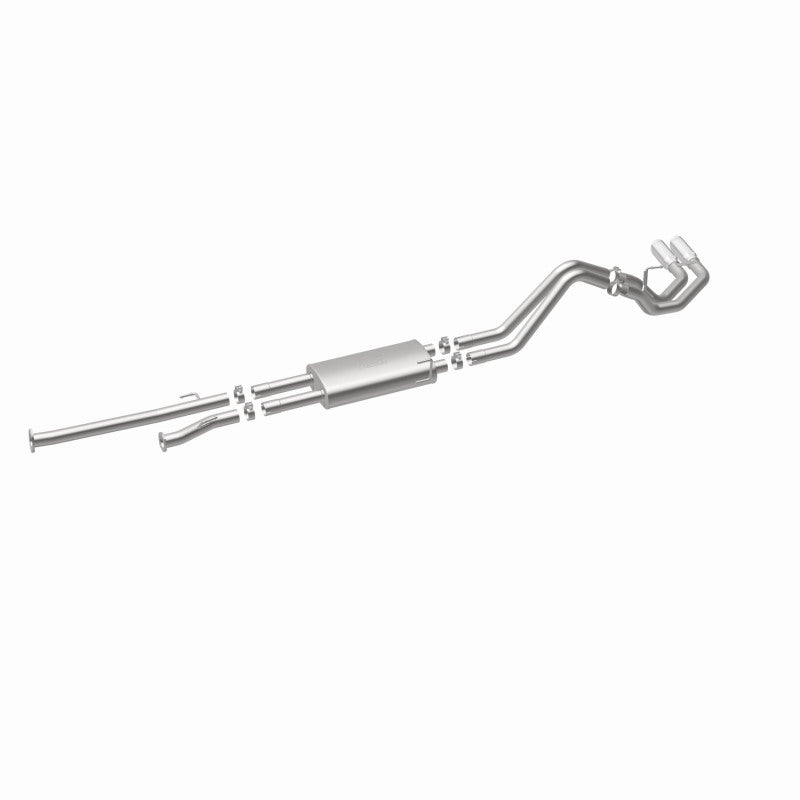 MagnaFlow 14 Toyota Tundra V8 4.6L/5.7L Stainless C/b Exhaust Dual same side pass. rear tire - DTX Performance