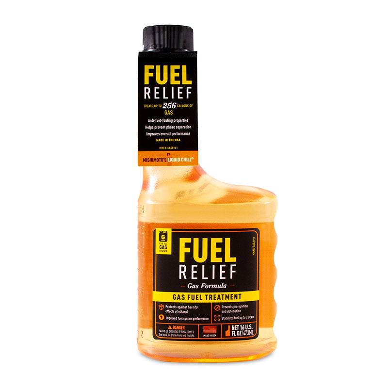 Mishimoto Fuel Relief Gasoline Fuel Treatment/Stabilizer - 16oz. - DTX Performance