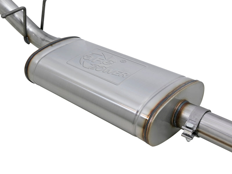 aFe MACH Force-Xp 3.0in 304 SS Cat-Back Exhaust w/ Polished Tip 17-18 GM Colorado/Canyon - DTX Performance