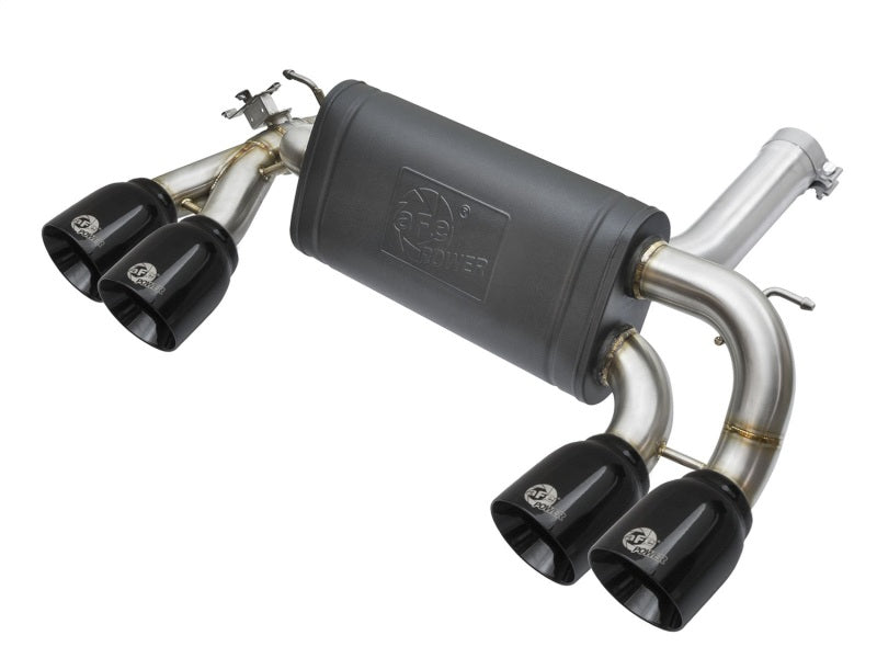 aFe MACHForce XP 3in - 2 1/2in Axle Back 304SS Exhaust w/ Black Tips 16-17 BMW M2 (f87) - DTX Performance