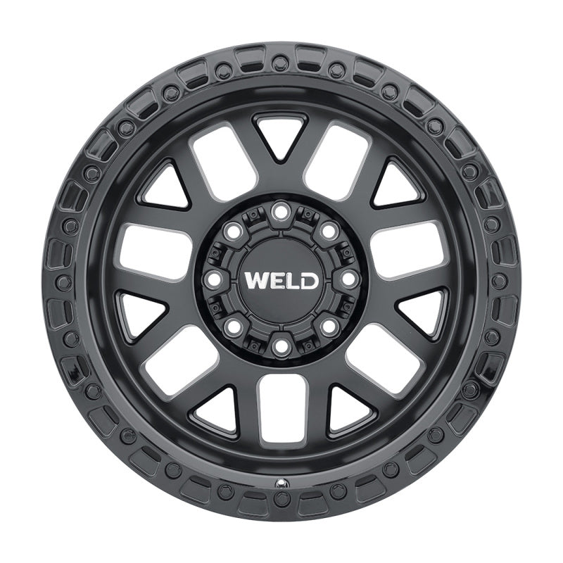 Weld Off-Road W104 20X10 Cinch 8X170 ET-18 BS4.75 Satin Black / Gloss Black 125.1 - DTX Performance