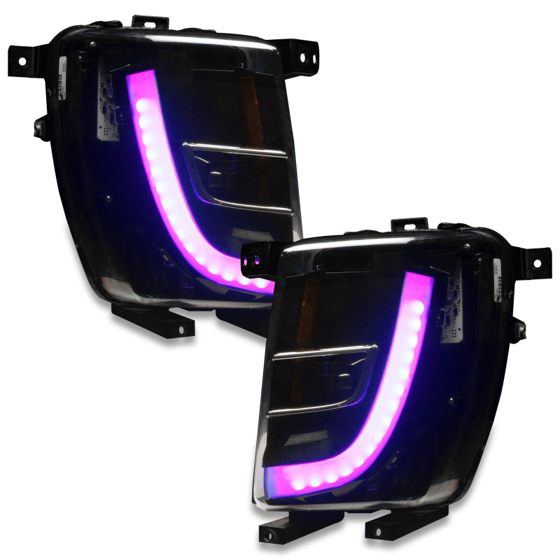 ORACLE Lighting 16-21 Tesla Model X Dynamic ColorSHIFT Headlight & Fog Light DRL Upgrade Kit - DTX Performance