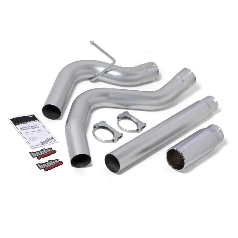 Banks Power 14-15 Dodge Ram 1500 3.0L Diesel Monster Exhaust Sys - SS Single Exhaust w/ Chrome Tip - DTX Performance