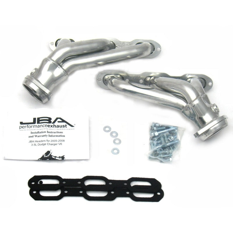 JBA 05-10 Chrysler 3.5L V6 1-5/8in Primary Silver Ctd Cat4Ward Header - DTX Performance