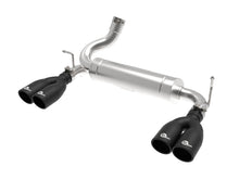 Load image into Gallery viewer, aFe Rebel Series 2.5in 409 SS Axle-Back Exhaust System Black 07-18 Jeep Wrangler (JK) V6-3.6L/3.8L - DTX Performance