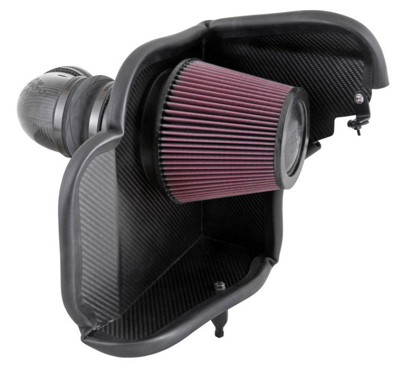 K&N FIPK Carbon Fiber 2014 Chevy Camaro ZL1 V8 6.2L Performance Intake Kit - DTX Performance