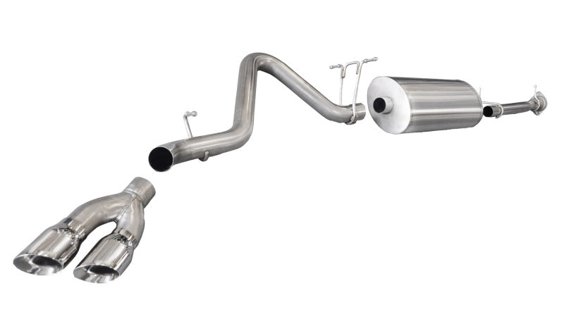 Corsa 11-12 Chevrolet Silverado Ext. Cab/Std. Bed 2500 6.0L V8 Polished Sport Cat-Back Exhaust - DTX Performance