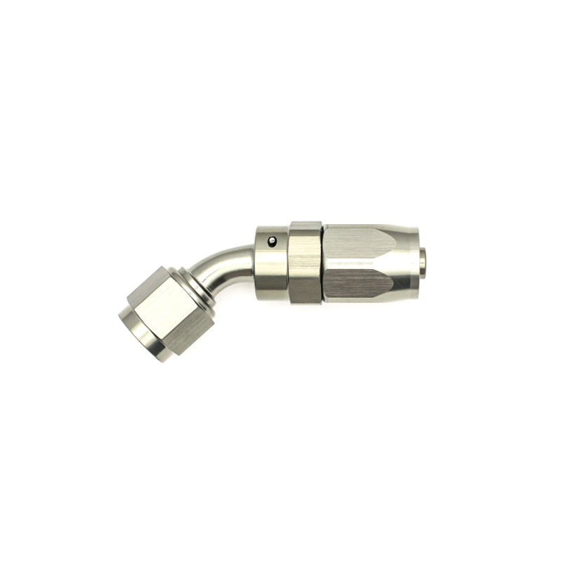 DeatschWerks 6AN Female Swivel 45-Degree Hose End CPE - DTX Performance