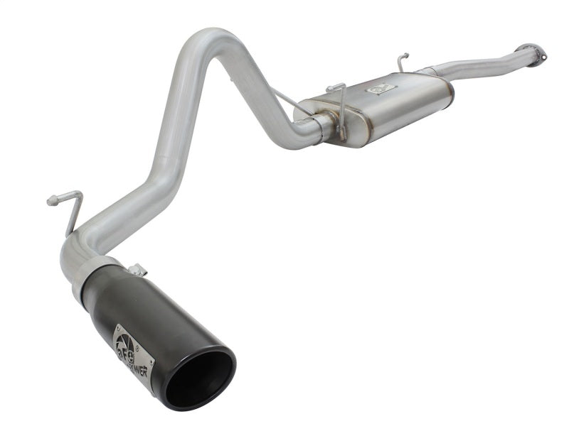 aFe MACH Force XP 2.5in Cat-Back Stainless Steel Exhaust System w/Black Tip Toyota Tacoma 13-14 2.7L - DTX Performance