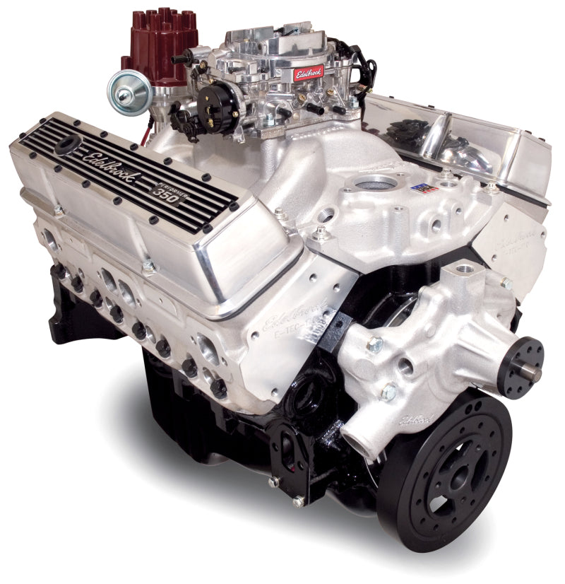 Edelbrock Crate Engine Edelbrock 9 0 1 Performer E-Tec w/ Short Water Pump As Cast - DTX Performance