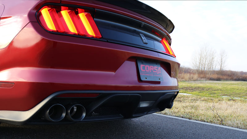 Corsa 2016+ Ford Mustang GT350 3in Double X Pipe Exhaust - DTX Performance