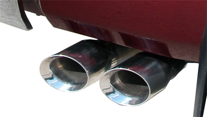 Corsa 09-10 Toyota Tundra Double Cab/Crew Max 5.7L V8 Polished Sport Cat-Back Exhaust - DTX Performance