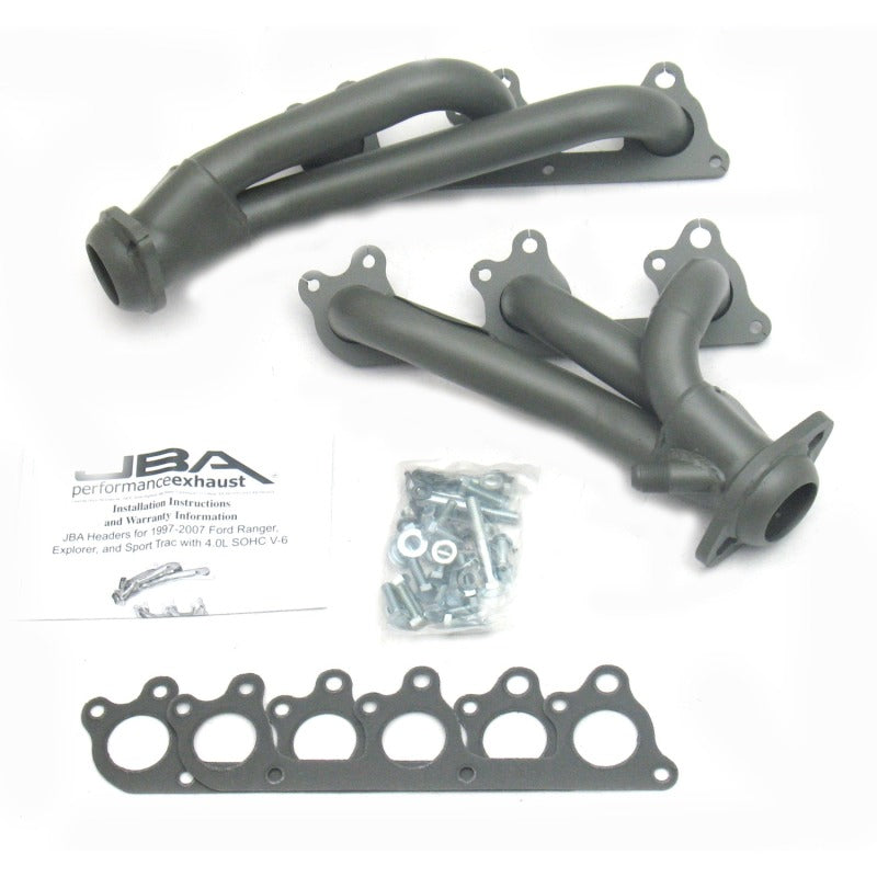 JBA 97-11 Ford Ranger 4.0L OHC w/Driver Side EGR 1-1/2in Primary Ti Ctd Cat4Ward Header - DTX Performance