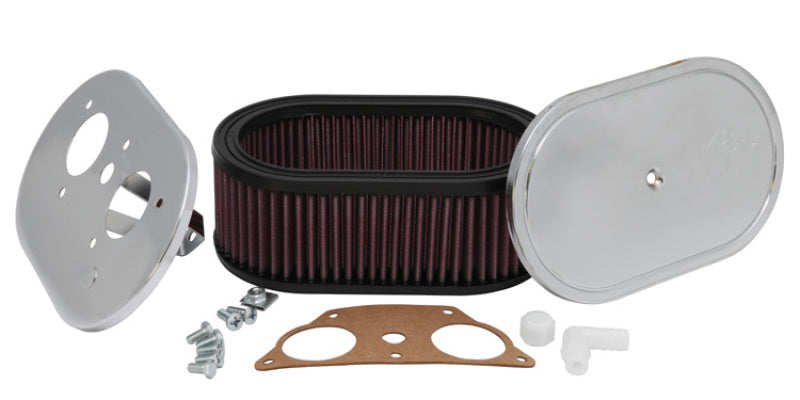 K&N Custom Racing Assembly DDO 8-7/8x5-1/4in Oval 3-1/2in Height Vent - DTX Performance