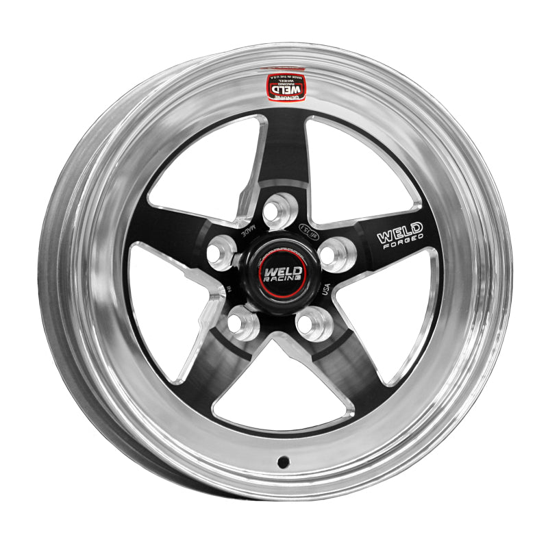 Weld S71 15x14.33 / 5x4.5 BP / 7.5in. BS Black Wheel (Medium Pad) - Non-Beadlock - DTX Performance