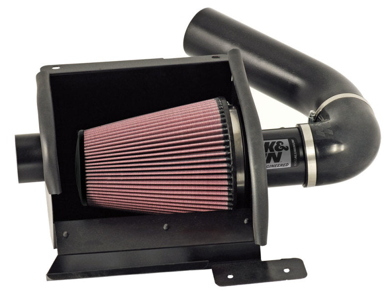 K&N 97-08 Ford E350/#450 Econoline V10-6.8L Black High Flow Performance Kit - DTX Performance