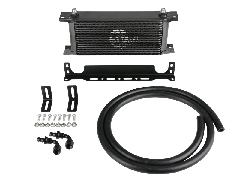 aFe Bladerunner Oil Cooler Universal 10in L x 2in W x 4.75in H - DTX Performance