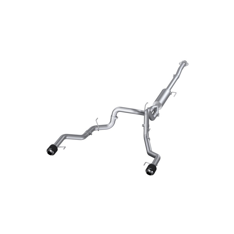 MBRP 22-23 Ford F150 T304 5in OD Carbon Fiber Tip Dual Rear Exit 3in Cat Back Exhaust - DTX Performance