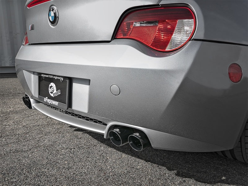 aFe MACH Force-Xp 2-1/2in 304 SS Cat-Back Exhaust w/ Black Tips 05-08 BMW Z4 M Coupe (E86) L6 3.2L - DTX Performance