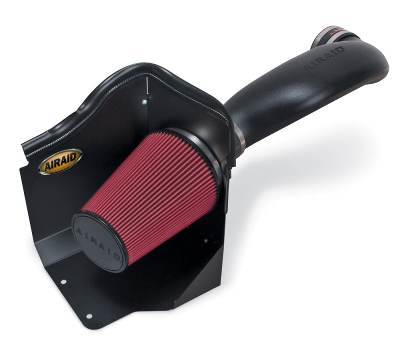 Airaid 2006 Chevy 4.8/5.3/6.0 (w/ Elec Fan/High Hood) CAD Intake System w/ Tube (Dry / Red Media) - DTX Performance