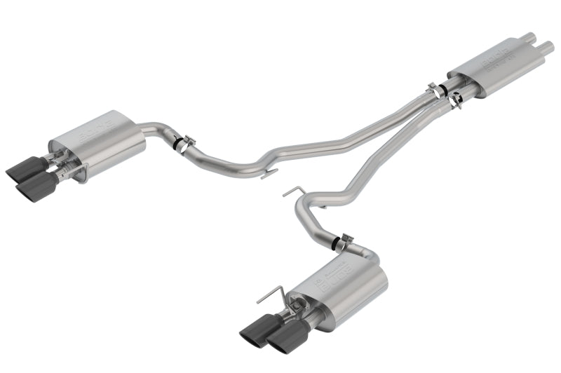 Borla 18-20 Ford Mustang GT 5.0L AT/MT ECE Cat-Back Exhaust w/ Active Valve (Fits Convertible) - DTX Performance