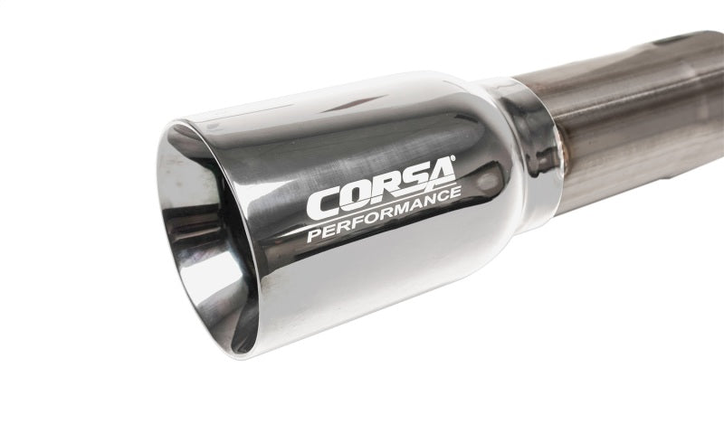 Corsa 18-21 Jeep Wrangler JLU 3.6L 2.75in Sport Cat-Back Exhaust w/ American Flag Tips - DTX Performance