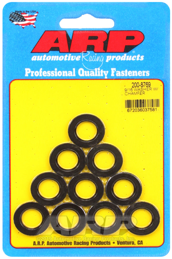 ARP 9/16 ID 1.00 OD Chamfer Washers (10 pack) - DTX Performance