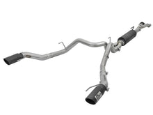 Load image into Gallery viewer, aFe MACH Force-Xp 3in to 3-1/2in 304 SS Cat-Back Exhaust w/Black Tip 17-18 Ford F-150 Raptor V6 3.5L - DTX Performance