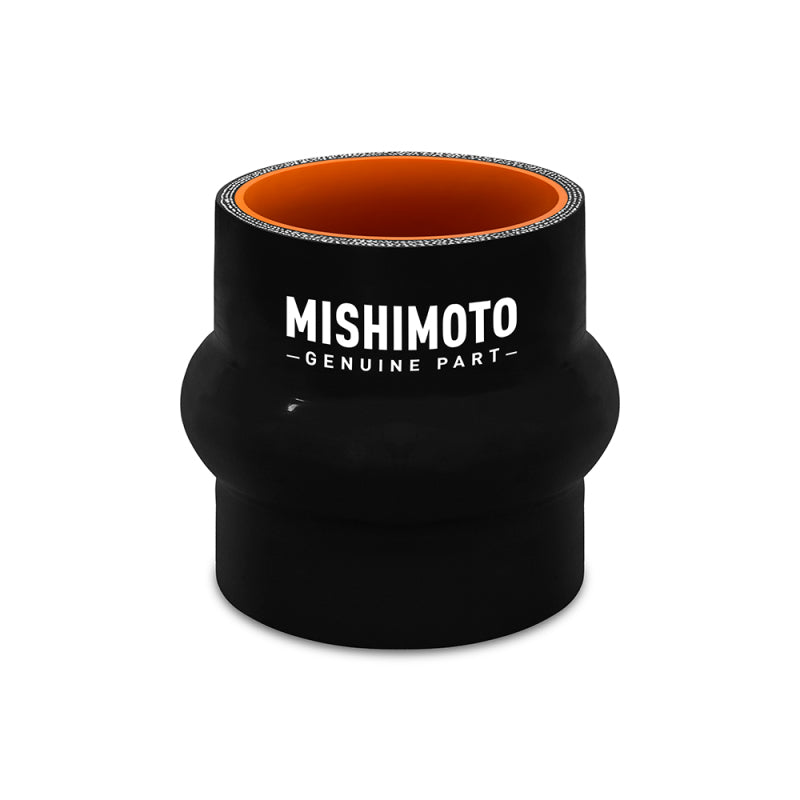 Mishimoto 1.75in. Hump Hose Silicone Coupler - Black - DTX Performance