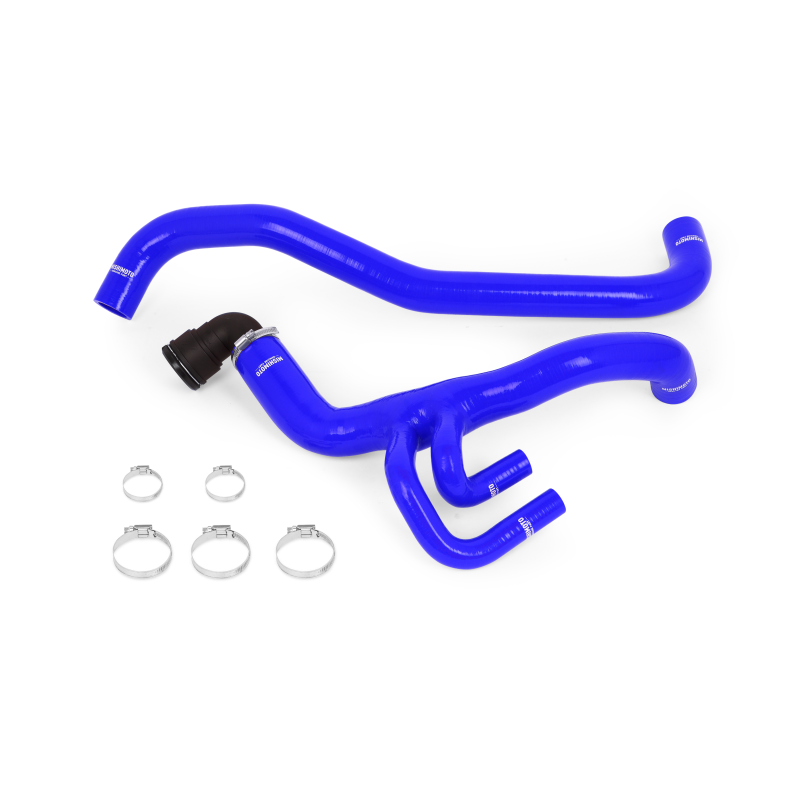 Mishimoto 10-14 Ford F-150 Raptor 6.2L V8 Blue Silicone Radiator Hose Kit - DTX Performance