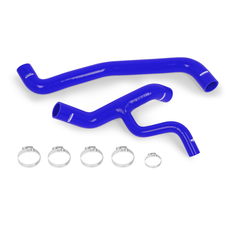 Mishimoto 97-04 Ford F-150 5.4L V8 (w/o Oil Cooler) Blue Silicone Radiator Hose Kit - DTX Performance