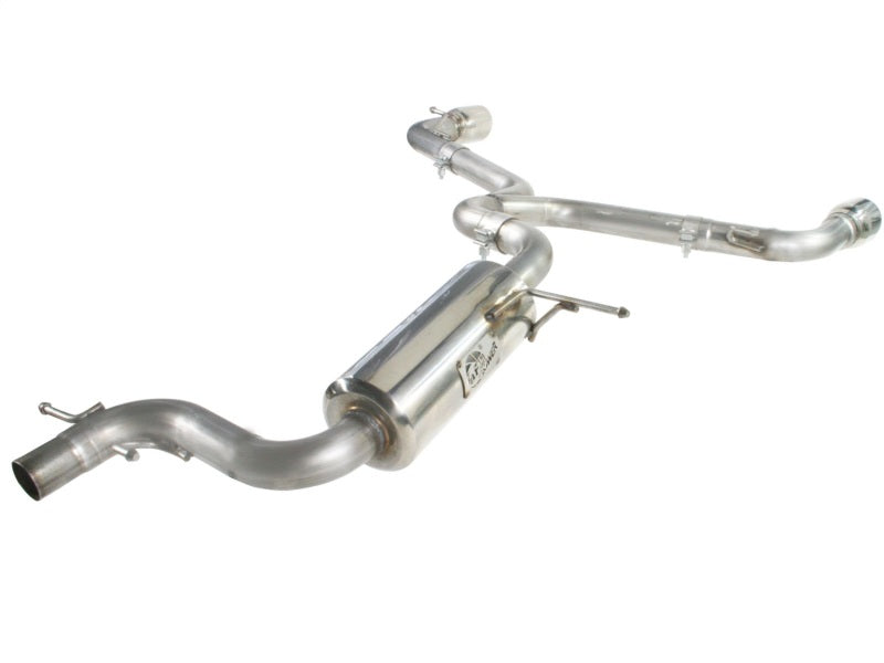 aFe MACHForce XP Exhaust 304SS Cat-Back w/ Polished Tips 12-13 VW Beetle L4 2.0L (t) - DTX Performance