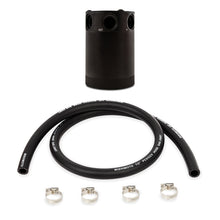 Load image into Gallery viewer, Mishimoto Assembled Universal 3-Port Catch Can Black w/ Hose - DTX Performance