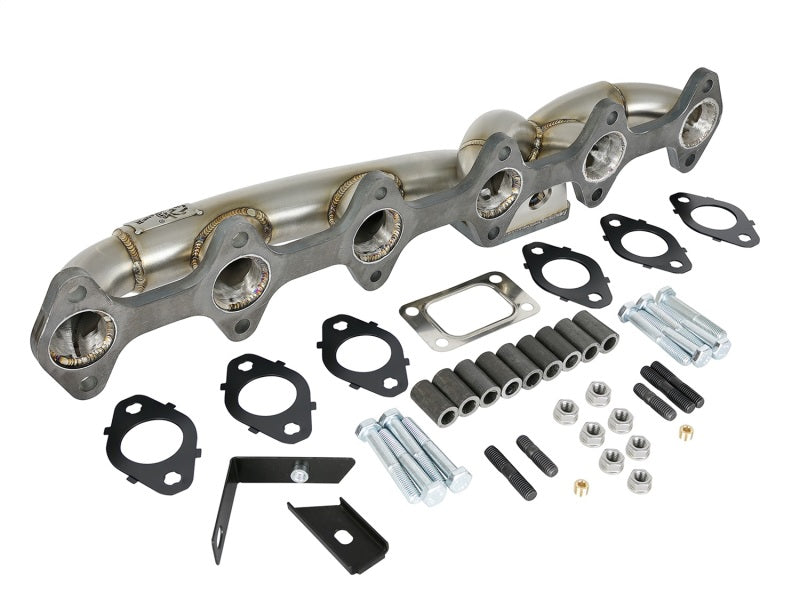 aFe Twisted Steel Header w/ Turbo Manifold 03-07 Dodge Diesel L6-5.9L - DTX Performance