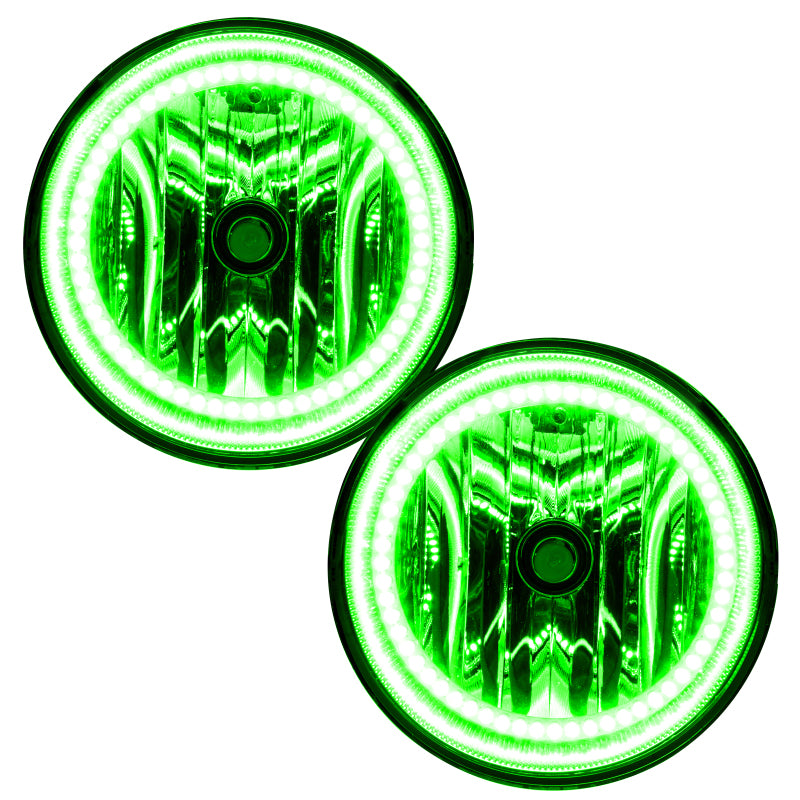 Oracle Lighting 08-11 Ford Ranger Pre-Assembled LED Halo Fog Lights -Green - DTX Performance