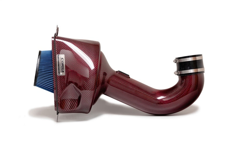 Corsa 15-19 Chevrolet Corvette C7 Z06 6.2L V8 Red Carbon Fiber Air Intake (Does Not Fit ZR1) - DTX Performance